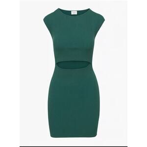 Wilfred Green Cutout Bodycon Mini Dress size 2XS